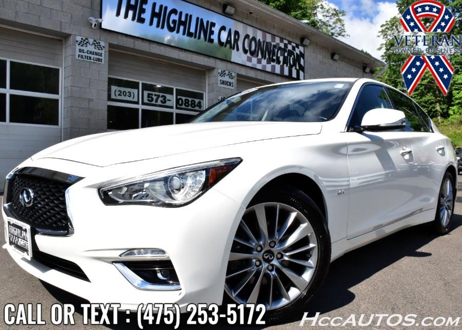 2018 INFINITI Q50 3.0t LUXE AWD, available for sale in Waterbury, Connecticut | Highline Car Connection. Waterbury, Connecticut 2018 INFINITI Q50 3.0t LUXE AWD, available for sale in Waterbury, Connecticut | Highline Car Connection. Waterbury, Connecticut