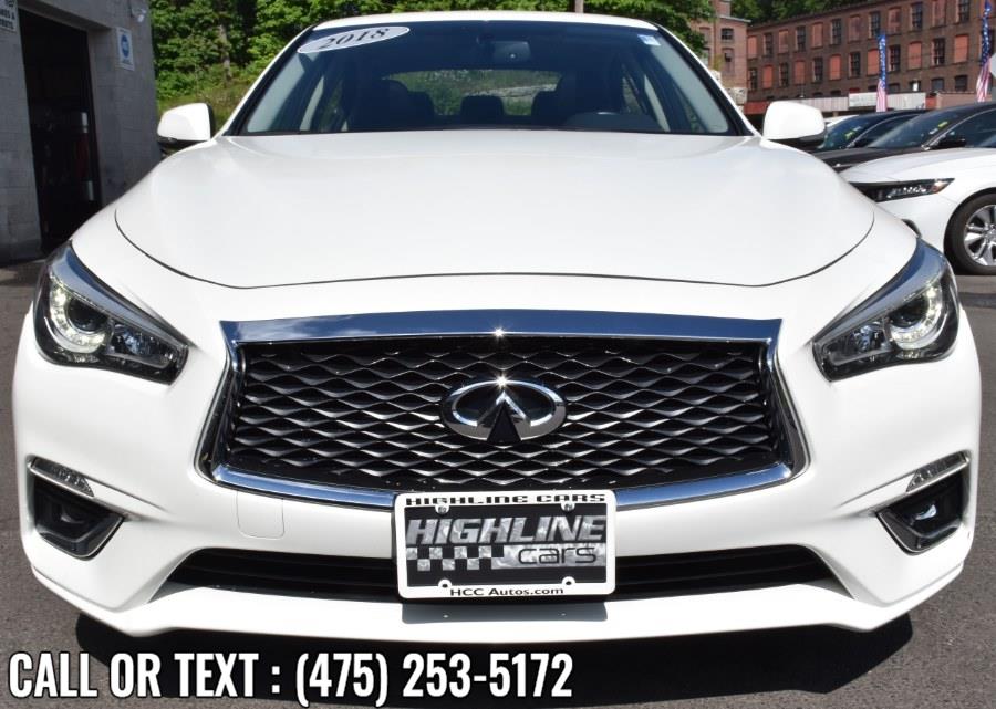 2018 INFINITI Q50 3.0t LUXE AWD, available for sale in Waterbury, Connecticut | Highline Car Connection. Waterbury, Connecticut 2018 INFINITI Q50 3.0t LUXE AWD, available for sale in Waterbury, Connecticut | Highline Car Connection. Waterbury, Connecticut