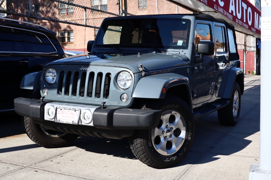 2014 Jeep Wrangler Unlimited 4WD 4dr Sahara, available for sale in Jamaica, New York | Hillside Auto Mall Inc.. Jamaica, New York