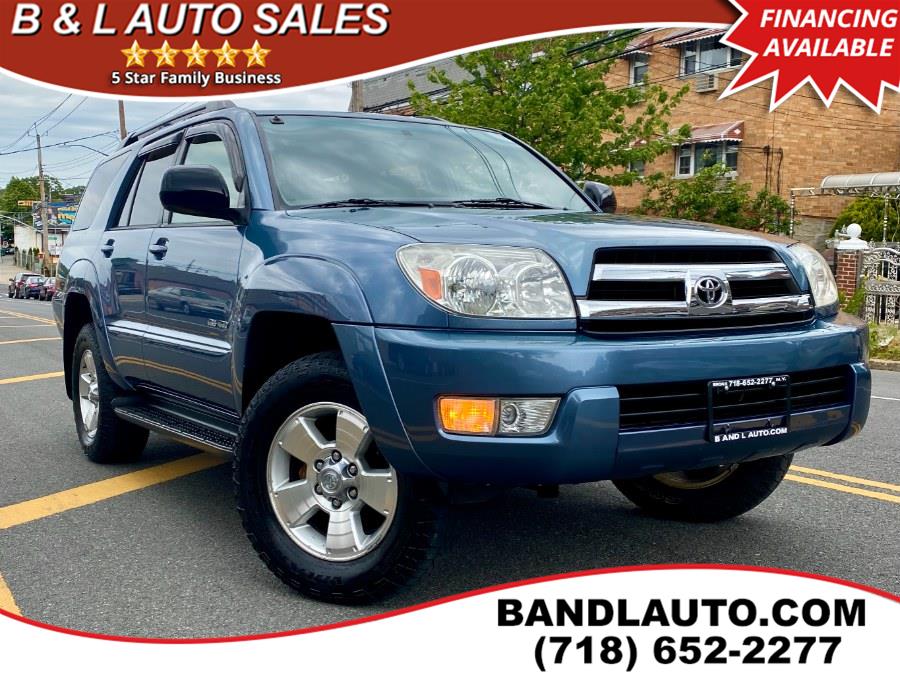 2005 Toyota 4Runner 4dr SR5 V6 Auto 4WD, available for sale in Bronx, New York | B & L Auto Sales LLC. Bronx, New York 2005 Toyota 4Runner 4dr SR5 V6 Auto 4WD, available for sale in Bronx, New York | B & L Auto Sales LLC. Bronx, New York