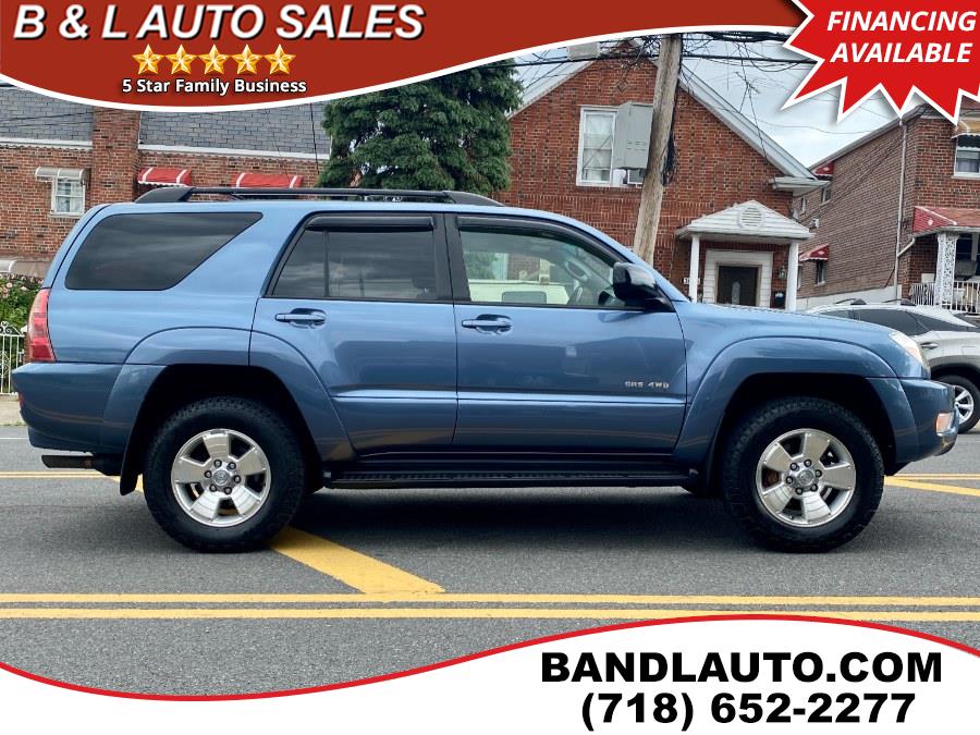 2005 Toyota 4Runner 4dr SR5 V6 Auto 4WD, available for sale in Bronx, New York | B & L Auto Sales LLC. Bronx, New York 2005 Toyota 4Runner 4dr SR5 V6 Auto 4WD, available for sale in Bronx, New York | B & L Auto Sales LLC. Bronx, New York