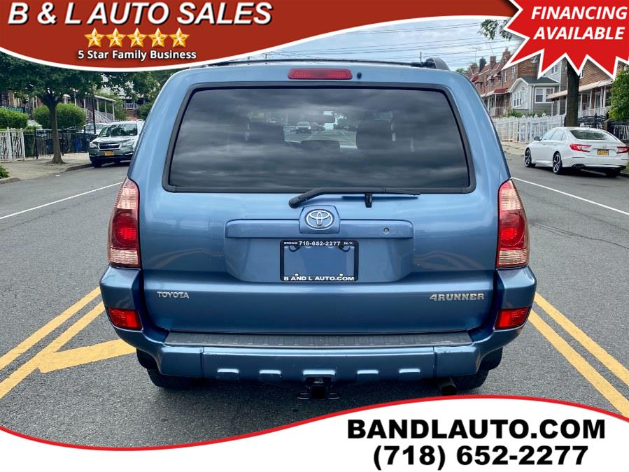 2005 Toyota 4Runner 4dr SR5 V6 Auto 4WD, available for sale in Bronx, New York | B & L Auto Sales LLC. Bronx, New York 2005 Toyota 4Runner 4dr SR5 V6 Auto 4WD, available for sale in Bronx, New York | B & L Auto Sales LLC. Bronx, New York