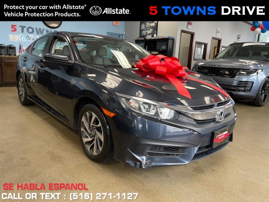 2018 Honda Civic Sedan EX CVT, available for sale in Inwood, New York | 5 Towns Drive. Inwood, New York 2018 Honda Civic Sedan EX CVT, available for sale in Inwood, New York | 5 Towns Drive. Inwood, New York