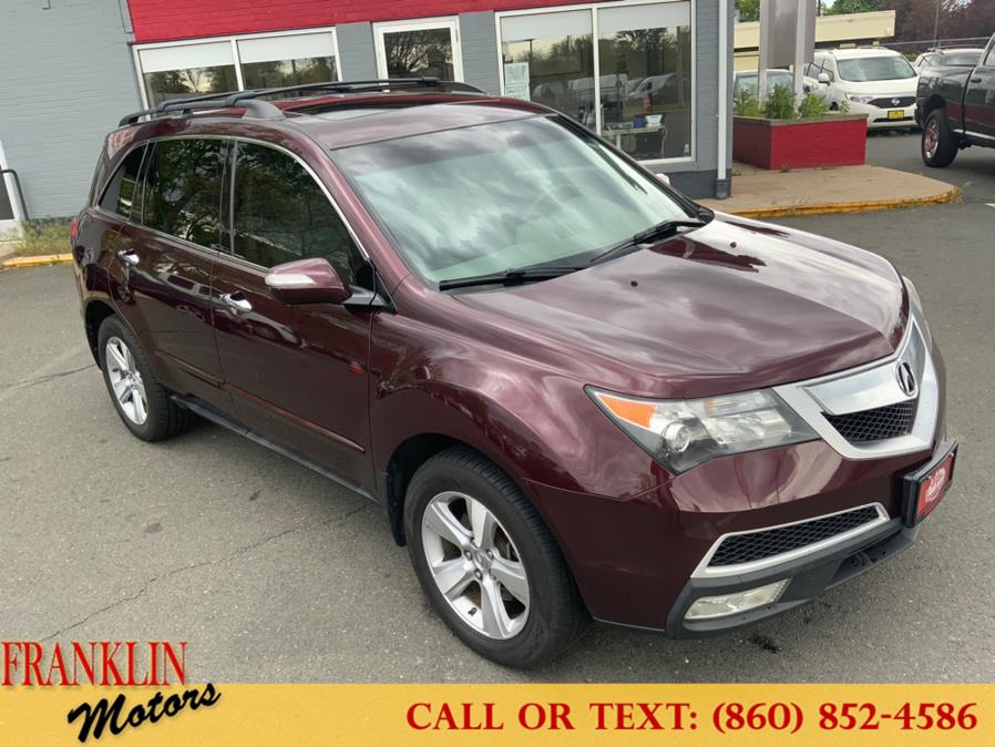 2010 Acura MDX AWD 4dr Technology Pkg, available for sale in Hartford, Connecticut | Franklin Motors Auto Sales LLC. Hartford, Connecticut