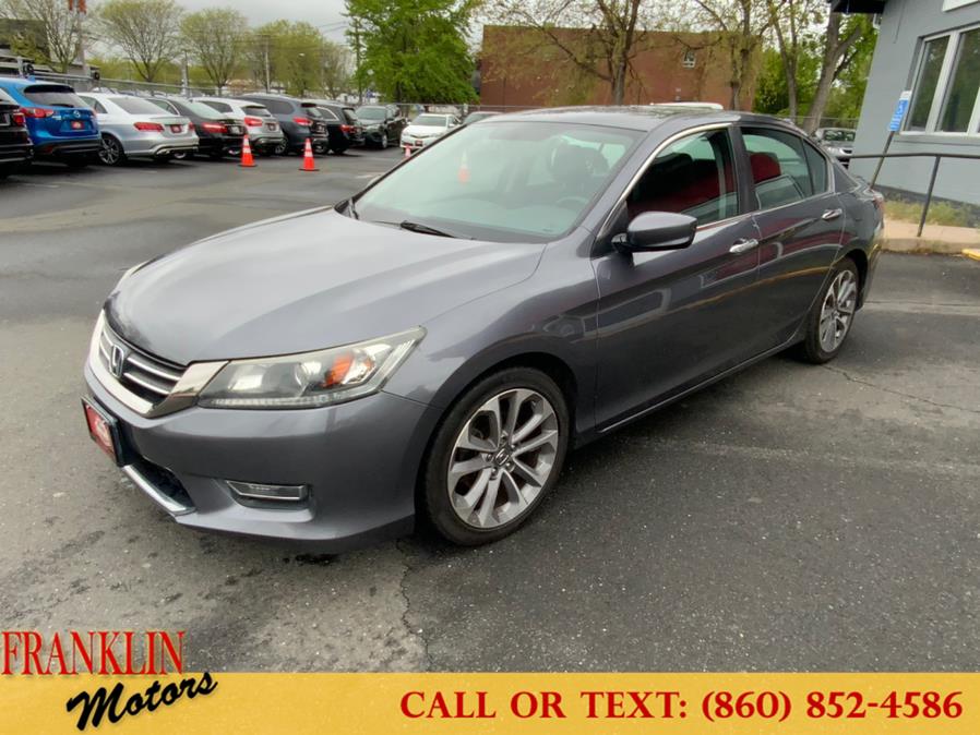 2013 Honda Accord Sdn 4dr I4 CVT Sport, available for sale in Hartford, Connecticut | Franklin Motors Auto Sales LLC. Hartford, Connecticut 2013 Honda Accord Sdn 4dr I4 CVT Sport, available for sale in Hartford, Connecticut | Franklin Motors Auto Sales LLC. Hartford, Connecticut