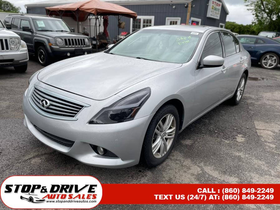 2012 Infiniti G37 Sedan 4dr x AWD, available for sale in East Windsor, Connecticut | Stop & Drive Auto Sales. East Windsor, Connecticut