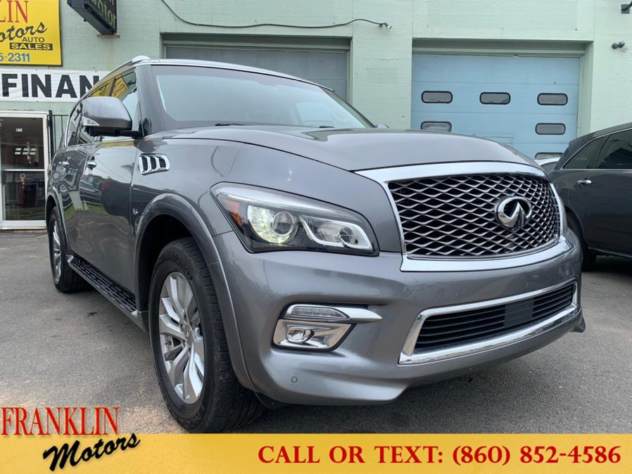 2015 INFINITI QX80 4WD 4dr, available for sale in Hartford, Connecticut | Franklin Motors Auto Sales LLC. Hartford, Connecticut