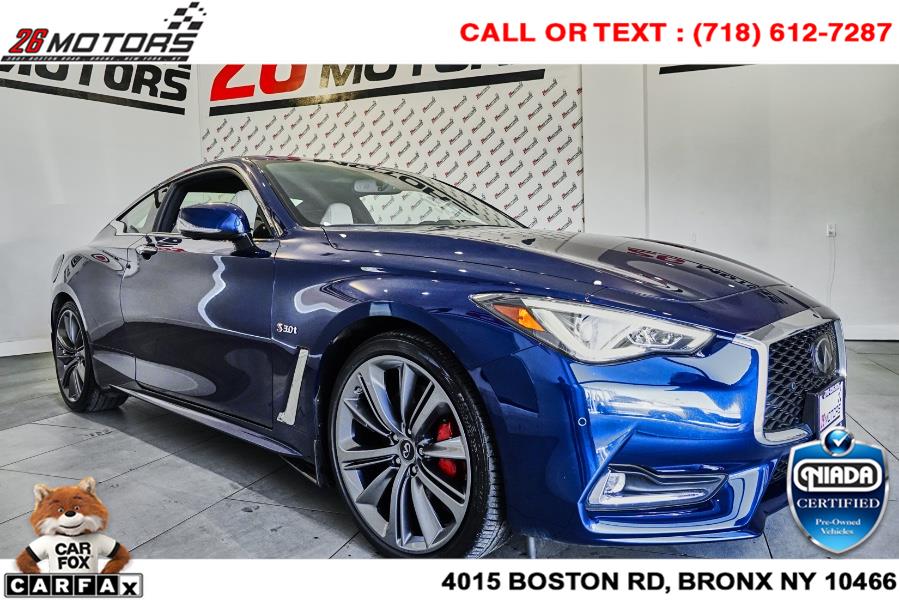 Used INFINITI Q60 RED SPORT 400 AWD 2018 | 26 Motors Corp. Bronx, New York Used INFINITI Q60 RED SPORT 400 AWD 2018 | 26 Motors Corp. Bronx, New York