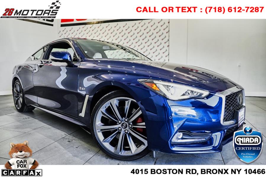 Used INFINITI Q60 RED SPORT 400 AWD 2018 | 26 Motors Corp. Bronx, New York Used INFINITI Q60 RED SPORT 400 AWD 2018 | 26 Motors Corp. Bronx, New York