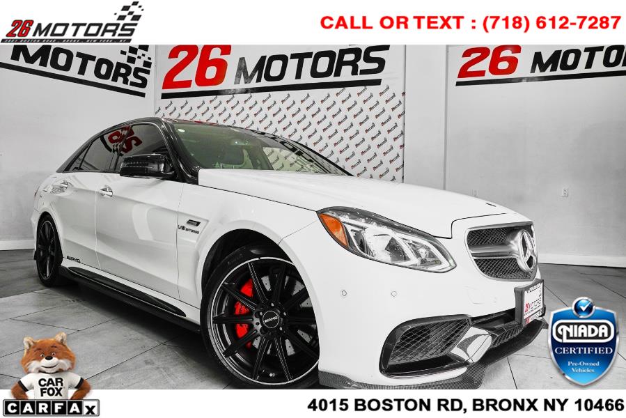 Used Mercedes-Benz E-Class 4dr Sdn AMG E 63 S 4MATIC 2016 | 26 Motors Corp. Bronx, New York Used Mercedes-Benz E-Class 4dr Sdn AMG E 63 S 4MATIC 2016 | 26 Motors Corp. Bronx, New York