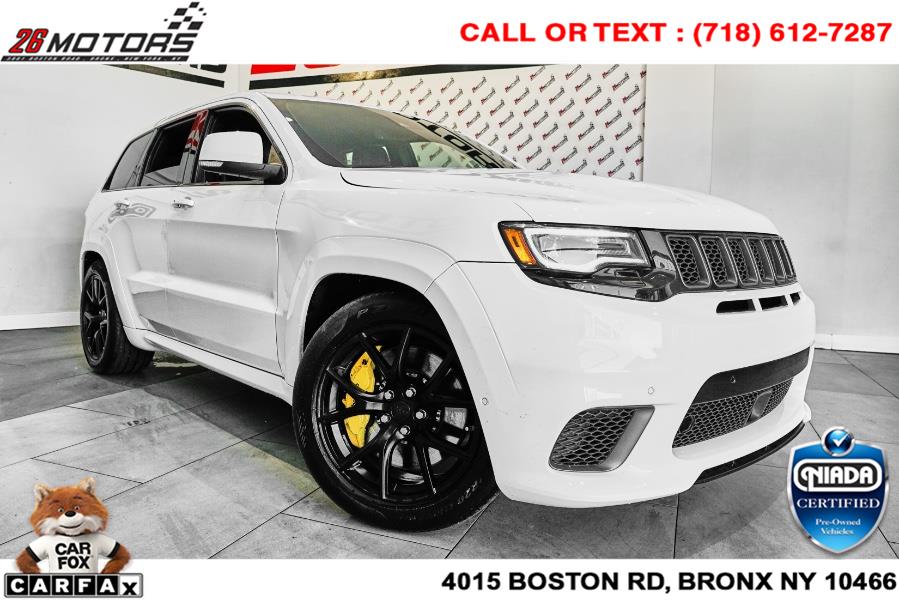 Used Jeep Grand Cherokee Trackhawk 4x4 2018 | 26 Motors Corp. Bronx, New York Used Jeep Grand Cherokee Trackhawk 4x4 2018 | 26 Motors Corp. Bronx, New York