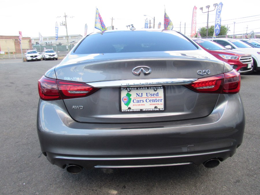 Used INFINITI Q50 3.0t LUXE AWD 2018 | NJ Used Cars Center. Irvington, New Jersey Used INFINITI Q50 3.0t LUXE AWD 2018 | NJ Used Cars Center. Irvington, New Jersey