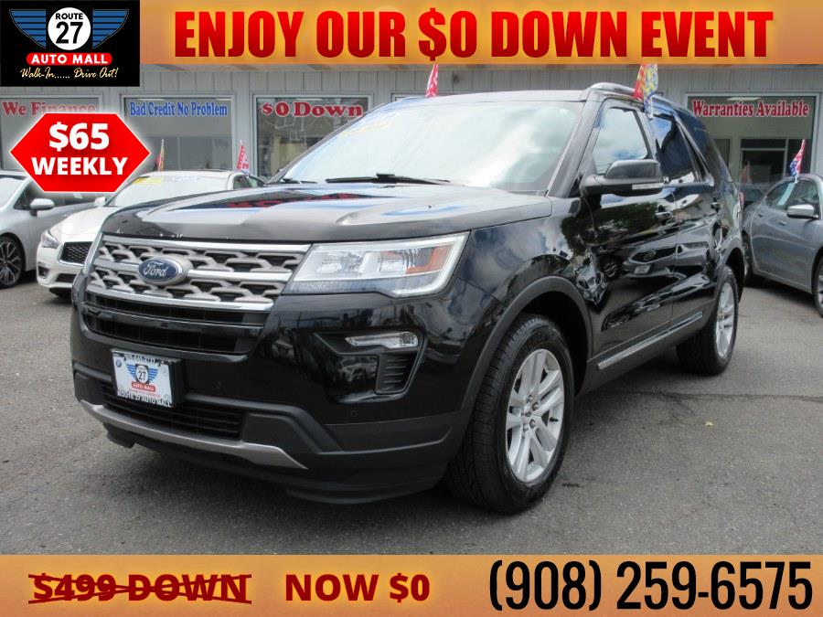 Used Ford Explorer XLT 4WD 2018 | Route 27 Auto Mall. Linden, New Jersey Used Ford Explorer XLT 4WD 2018 | Route 27 Auto Mall. Linden, New Jersey