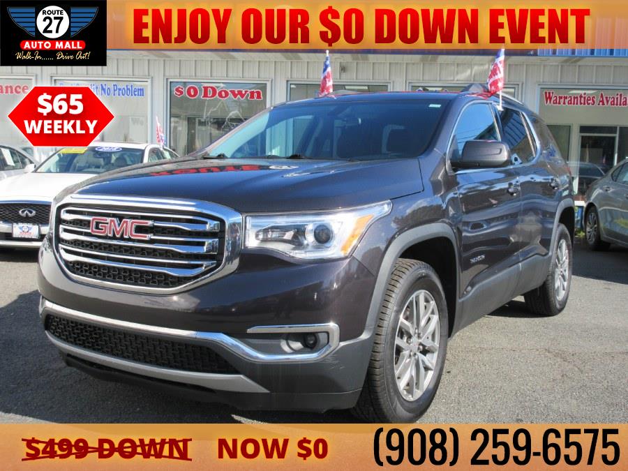 Used GMC Acadia AWD 4dr SLE w/SLE-2 2017 | Route 27 Auto Mall. Linden, New Jersey