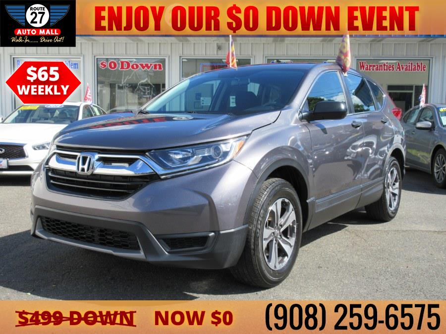 2018 Honda CR-V LX AWD, available for sale in Linden, New Jersey | Route 27 Auto Mall. Linden, New Jersey 2018 Honda CR-V LX AWD, available for sale in Linden, New Jersey | Route 27 Auto Mall. Linden, New Jersey