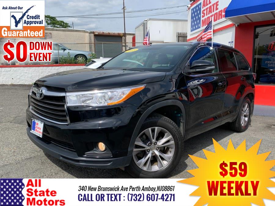 2015 Toyota Highlander AWD 4dr V6 XLE (Natl), available for sale in Perth Amboy, New Jersey | All State Motor Inc. Perth Amboy, New Jersey 2015 Toyota Highlander AWD 4dr V6 XLE (Natl), available for sale in Perth Amboy, New Jersey | All State Motor Inc. Perth Amboy, New Jersey