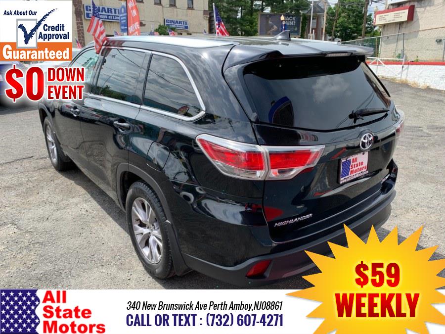 2015 Toyota Highlander AWD 4dr V6 XLE (Natl), available for sale in Perth Amboy, New Jersey | All State Motor Inc. Perth Amboy, New Jersey 2015 Toyota Highlander AWD 4dr V6 XLE (Natl), available for sale in Perth Amboy, New Jersey | All State Motor Inc. Perth Amboy, New Jersey