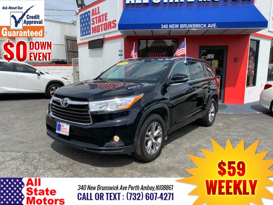 2015 Toyota Highlander AWD 4dr V6 XLE (Natl), available for sale in Perth Amboy, New Jersey | All State Motor Inc. Perth Amboy, New Jersey 2015 Toyota Highlander AWD 4dr V6 XLE (Natl), available for sale in Perth Amboy, New Jersey | All State Motor Inc. Perth Amboy, New Jersey