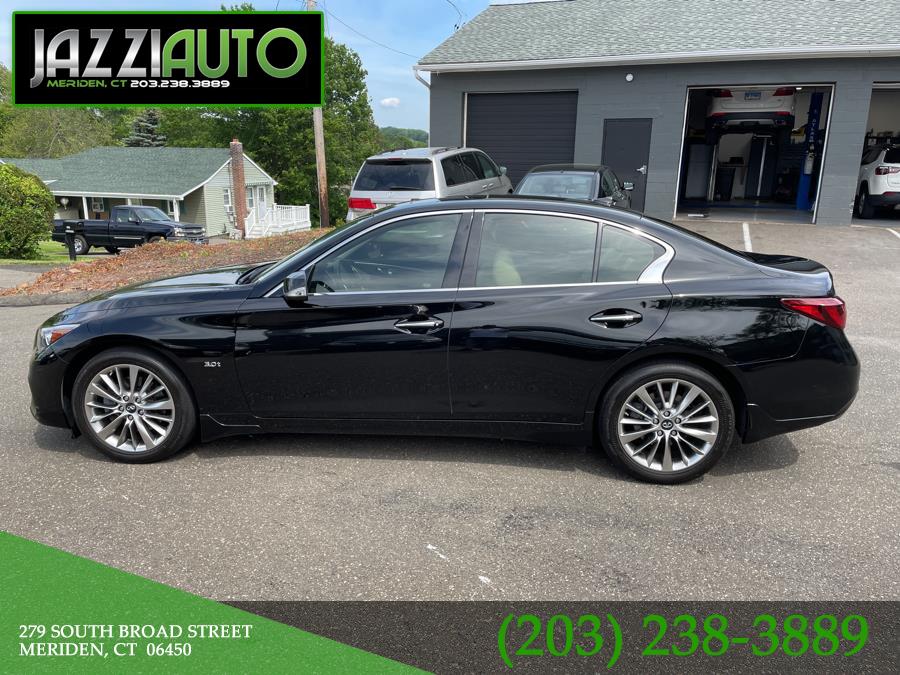 2018 INFINITI Q50 3.0t LUXE AWD, available for sale in Meriden, Connecticut | Jazzi Auto Sales LLC. Meriden, Connecticut 2018 INFINITI Q50 3.0t LUXE AWD, available for sale in Meriden, Connecticut | Jazzi Auto Sales LLC. Meriden, Connecticut