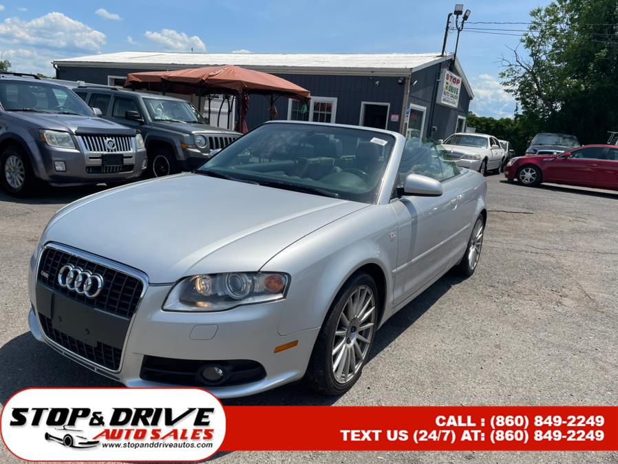 2009 Audi A4 2dr Cabriolet Auto 2.0T quattro SE *Ltd Avail*, available for sale in East Windsor, Connecticut | Stop & Drive Auto Sales. East Windsor, Connecticut