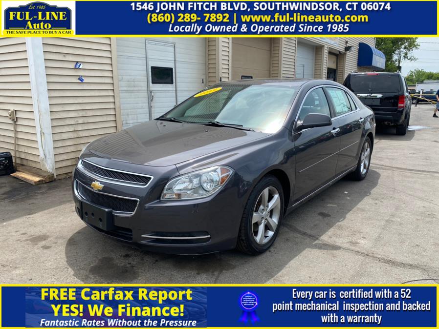 2012 Chevrolet Malibu 4dr Sdn LT w/1LT, available for sale in South Windsor , Connecticut | Ful-line Auto LLC. South Windsor , Connecticut