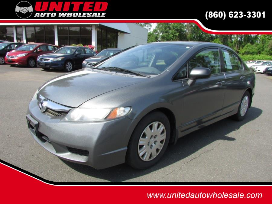 2009 Honda Civic Sdn 4dr Auto DX-VP, available for sale in East Windsor, Connecticut | United Auto Sales of E Windsor, Inc. East Windsor, Connecticut