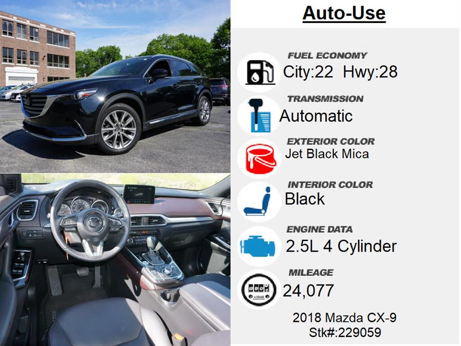 Used Mazda Cx-9 Grand Touring 2018 | Autouse. Andover, Massachusetts Used Mazda Cx-9 Grand Touring 2018 | Autouse. Andover, Massachusetts