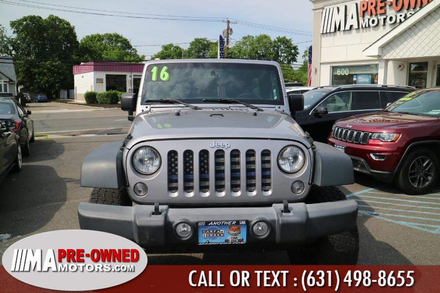 2016 Jeep Wrangler Unlimited 4WD 4dr Sport, available for sale in Huntington Station, New York | M & A Motors. Huntington Station, New York 2016 Jeep Wrangler Unlimited 4WD 4dr Sport, available for sale in Huntington Station, New York | M & A Motors. Huntington Station, New York