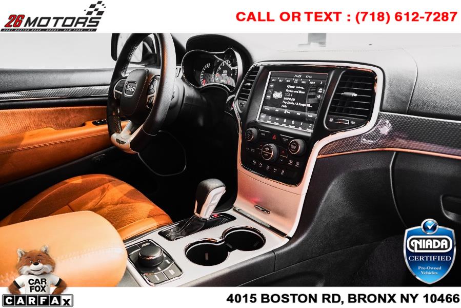 Used Jeep Grand Cherokee Trackhawk 4x4 *Ltd Avail* 2018 | 26 Motors Corp. Bronx, New York Used Jeep Grand Cherokee Trackhawk 4x4 *Ltd Avail* 2018 | 26 Motors Corp. Bronx, New York