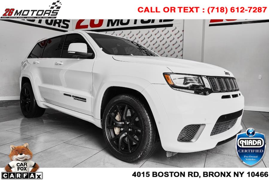 Used Jeep Grand Cherokee Trackhawk 4x4 *Ltd Avail* 2018 | 26 Motors Corp. Bronx, New York Used Jeep Grand Cherokee Trackhawk 4x4 *Ltd Avail* 2018 | 26 Motors Corp. Bronx, New York