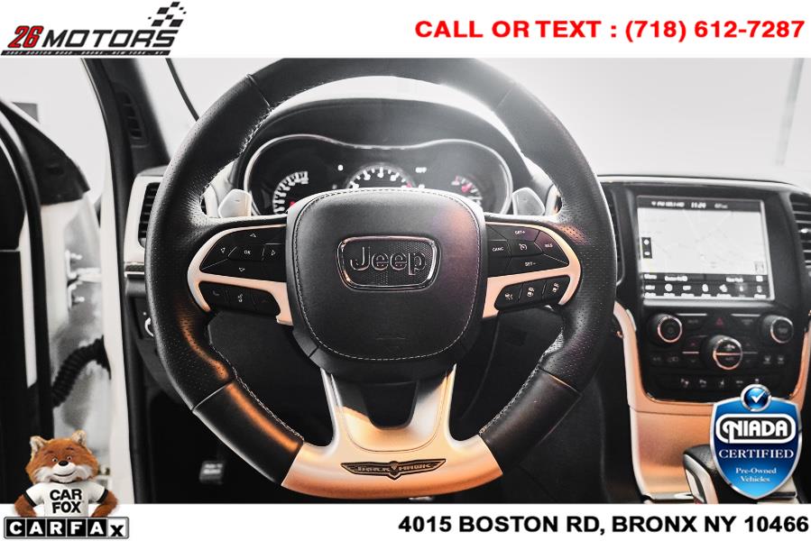 Used Jeep Grand Cherokee Trackhawk 4x4 *Ltd Avail* 2018 | 26 Motors Corp. Bronx, New York Used Jeep Grand Cherokee Trackhawk 4x4 *Ltd Avail* 2018 | 26 Motors Corp. Bronx, New York