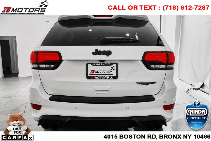 Used Jeep Grand Cherokee Trackhawk 4x4 *Ltd Avail* 2018 | 26 Motors Corp. Bronx, New York Used Jeep Grand Cherokee Trackhawk 4x4 *Ltd Avail* 2018 | 26 Motors Corp. Bronx, New York