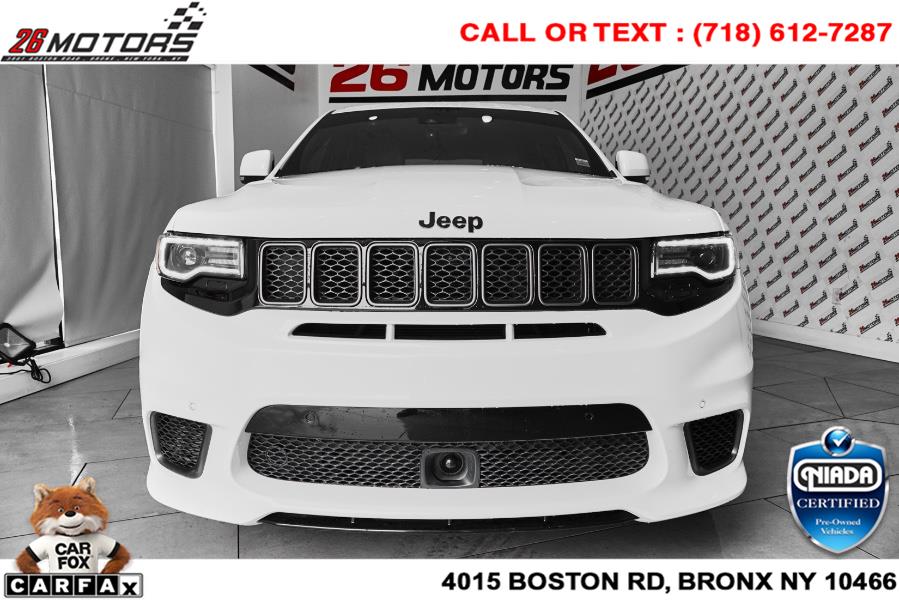 Used Jeep Grand Cherokee Trackhawk 4x4 *Ltd Avail* 2018 | 26 Motors Corp. Bronx, New York Used Jeep Grand Cherokee Trackhawk 4x4 *Ltd Avail* 2018 | 26 Motors Corp. Bronx, New York