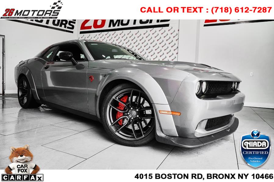 Used Dodge Challenger SRT Hellcat Widebody RWD 2018 | 26 Motors Corp. Bronx, New York Used Dodge Challenger SRT Hellcat Widebody RWD 2018 | 26 Motors Corp. Bronx, New York