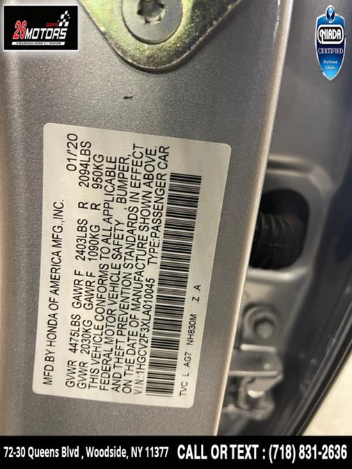Used Honda Accord Sedan Sport 2.0T Auto 2020 | 26 Motors Queens. Woodside, New York Used Honda Accord Sedan Sport 2.0T Auto 2020 | 26 Motors Queens. Woodside, New York