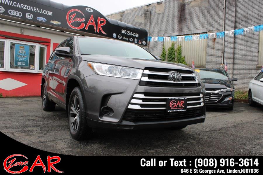 Used Toyota Highlander LE V6 AWD (Natl) 2018 | Car Zone. Linden, New Jersey Used Toyota Highlander LE V6 AWD (Natl) 2018 | Car Zone. Linden, New Jersey
