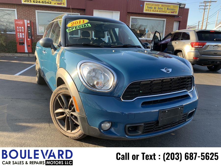 2011 Mini Countryman Cooper S ALL4 Hatchback 4D, available for sale in New Haven, Connecticut | Boulevard Motors LLC. New Haven, Connecticut 2011 Mini Countryman Cooper S ALL4 Hatchback 4D, available for sale in New Haven, Connecticut | Boulevard Motors LLC. New Haven, Connecticut