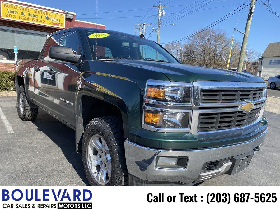 2014 Chevrolet Silverado 1500 Double Cab LT Pickup 4D 6 1/2 ft, available for sale in New Haven, Connecticut | Boulevard Motors LLC. New Haven, Connecticut