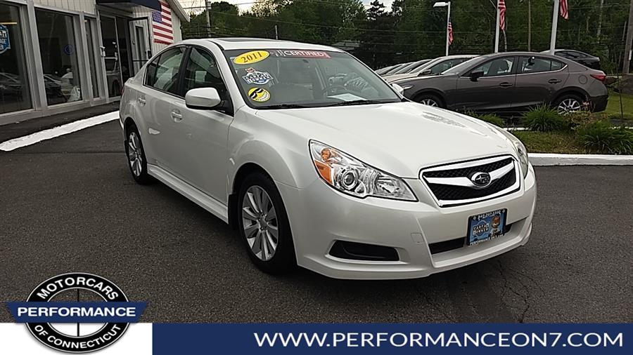 2011 Subaru Legacy 4dr Sdn H6 Auto 3.6R Ltd Pwr Moon, available for sale in Wilton, Connecticut | Performance Motor Cars Of Connecticut LLC. Wilton, Connecticut