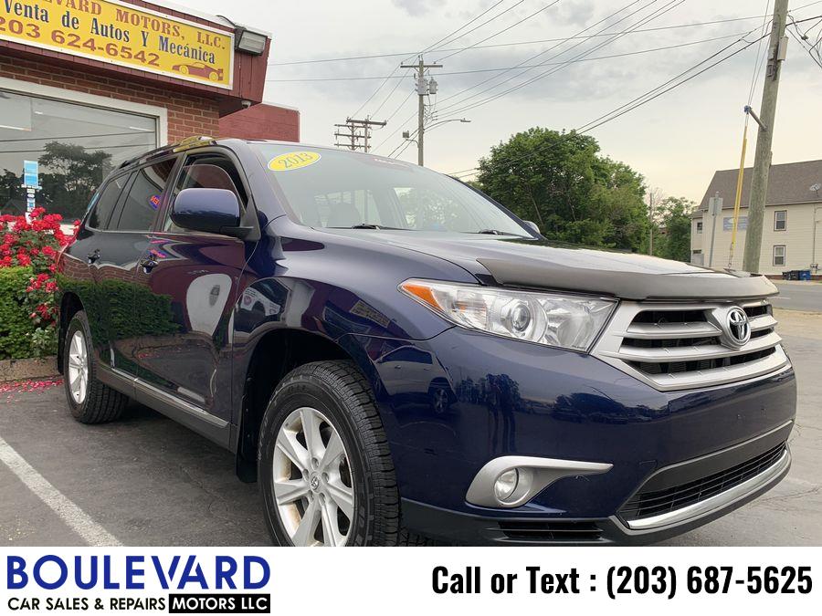 2013 Toyota Highlander Sport Utility 4D, available for sale in New Haven, Connecticut | Boulevard Motors LLC. New Haven, Connecticut