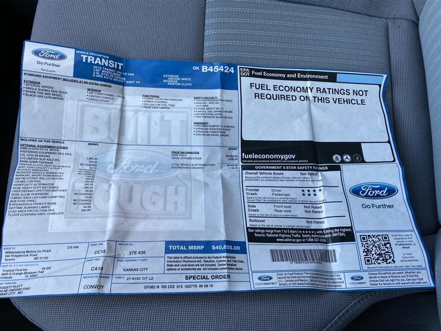 Used Ford Transit-350 Base 2016 | Elite Imports LLC. West Chester, Ohio Used Ford Transit-350 Base 2016 | Elite Imports LLC. West Chester, Ohio