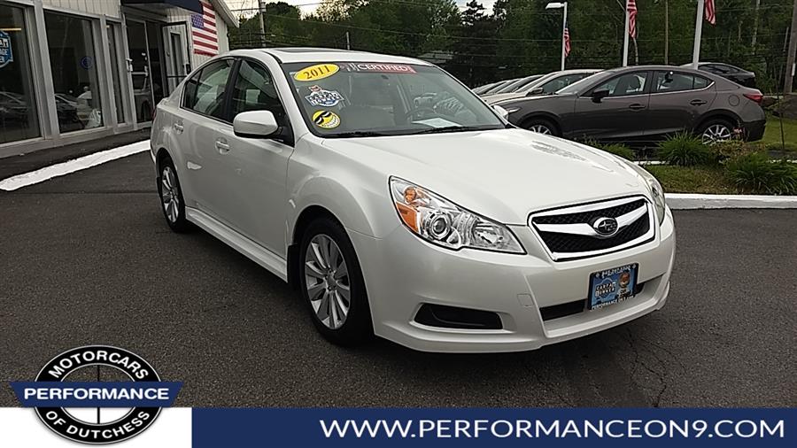 2011 Subaru Legacy 4dr Sdn H6 Auto 3.6R Ltd Pwr Moon, available for sale in Wappingers Falls, New York | Performance Motor Cars. Wappingers Falls, New York