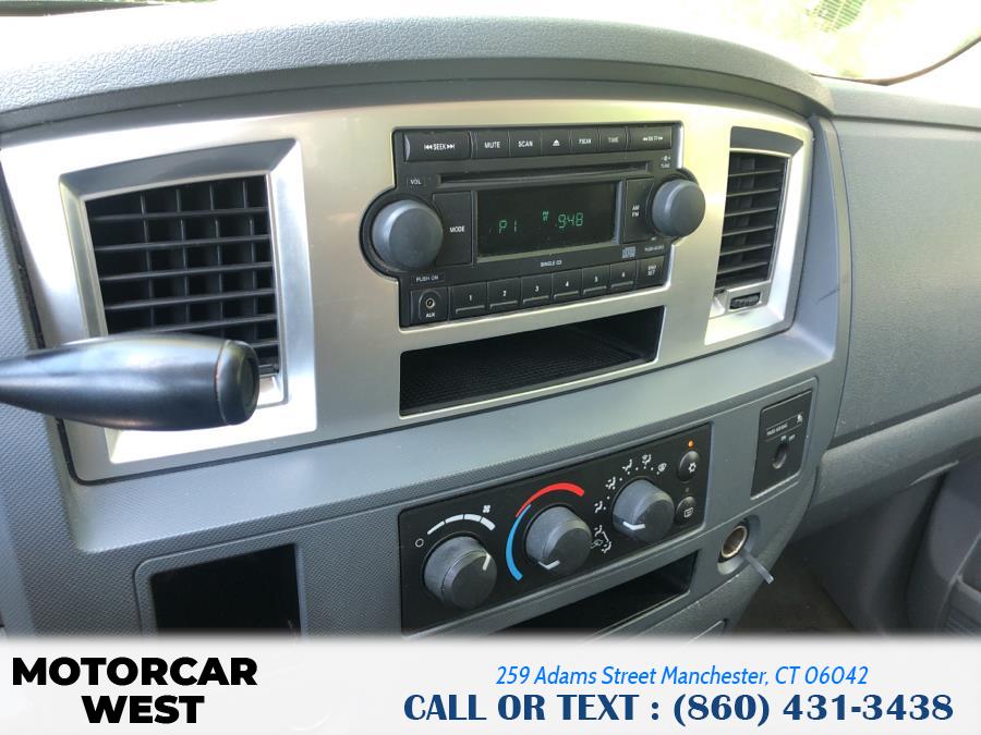 Used Dodge Ram 1500 2WD Reg Cab 140.5" SLT 2007 | Motorcar West. Manchester, Connecticut Used Dodge Ram 1500 2WD Reg Cab 140.5" SLT 2007 | Motorcar West. Manchester, Connecticut