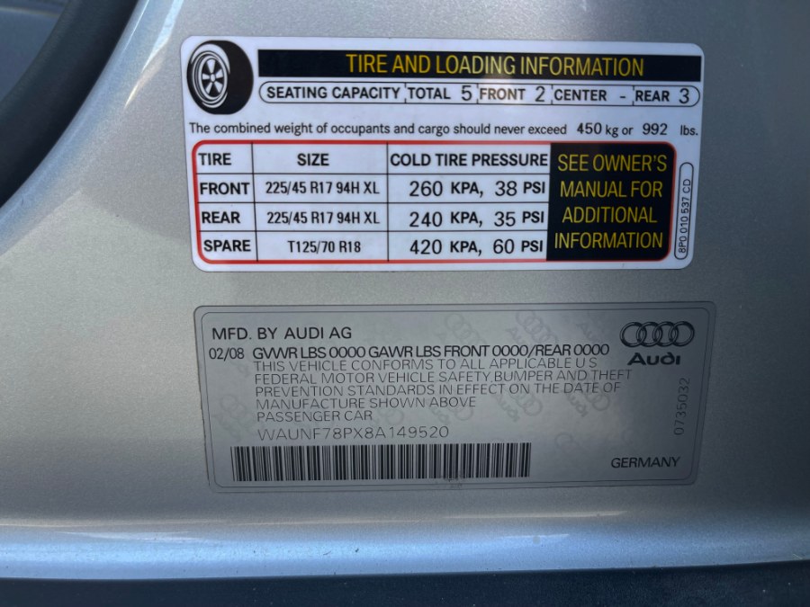 2008 Audi A3 4dr HB Auto DSG FrontTrak *Ltd Avail, available for sale in Lake Forest, California | Pacific Green Line. Lake Forest, California 2008 Audi A3 4dr HB Auto DSG FrontTrak *Ltd Avail, available for sale in Lake Forest, California | Pacific Green Line. Lake Forest, California