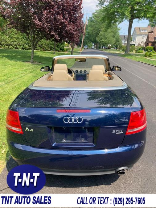 2007 Audi A4 2007 2dr Cabrio Auto 2.0T quattro, available for sale in Bronx, New York | TNT Auto Sales USA inc. Bronx, New York 2007 Audi A4 2007 2dr Cabrio Auto 2.0T quattro, available for sale in Bronx, New York | TNT Auto Sales USA inc. Bronx, New York
