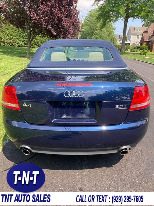 2007 Audi A4 2007 2dr Cabrio Auto 2.0T quattro, available for sale in Bronx, New York | TNT Auto Sales USA inc. Bronx, New York 2007 Audi A4 2007 2dr Cabrio Auto 2.0T quattro, available for sale in Bronx, New York | TNT Auto Sales USA inc. Bronx, New York