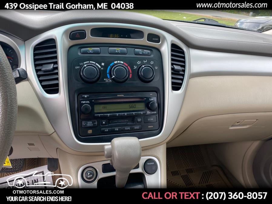 Used Toyota Highlander base 2005 | Ossipee Trail Motor Sales. Gorham, Maine Used Toyota Highlander base 2005 | Ossipee Trail Motor Sales. Gorham, Maine