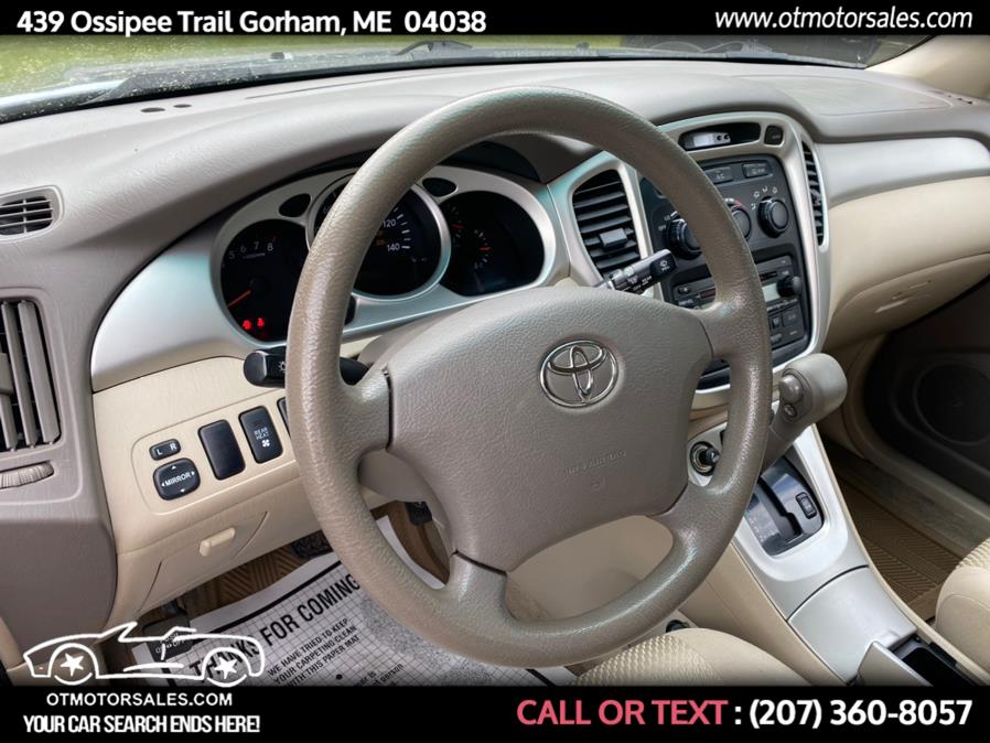 Used Toyota Highlander base 2005 | Ossipee Trail Motor Sales. Gorham, Maine Used Toyota Highlander base 2005 | Ossipee Trail Motor Sales. Gorham, Maine