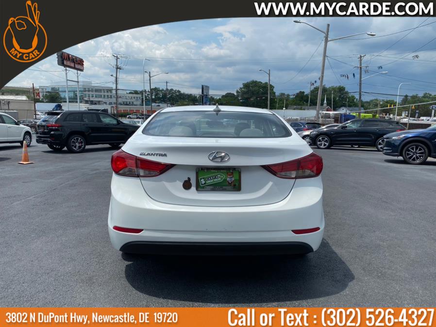 2016 Hyundai Elantra 4dr Sdn Auto Value Edition (Alabama Plant), available for sale in New Castle, Delaware | My Car. New Castle, Delaware 2016 Hyundai Elantra 4dr Sdn Auto Value Edition (Alabama Plant), available for sale in New Castle, Delaware | My Car. New Castle, Delaware
