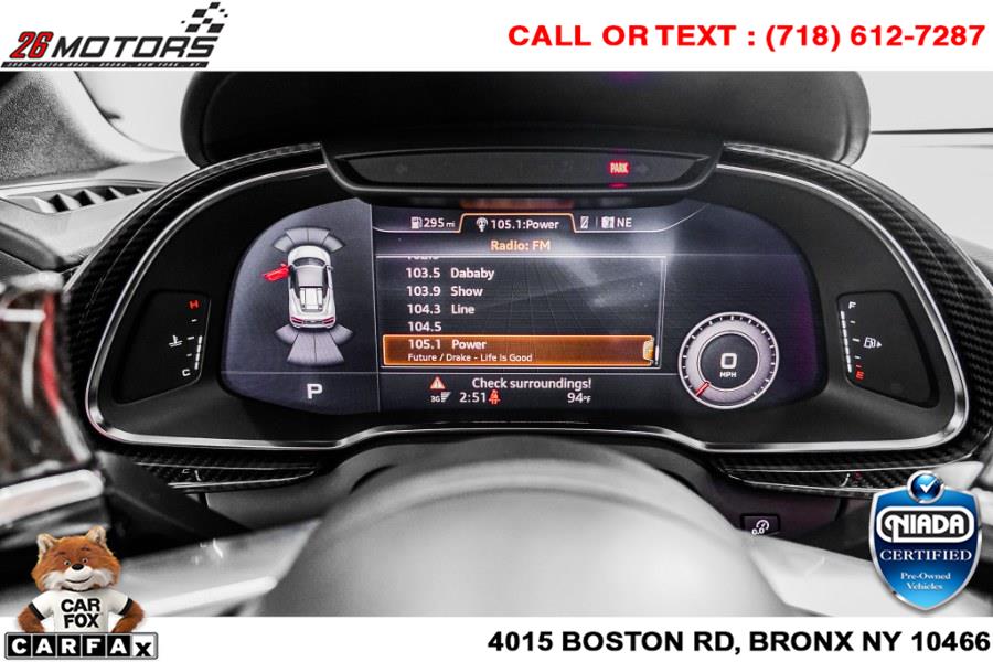 Used Audi R8 Spyder V10 quattro AWD 2017 | 26 Motors Corp. Bronx, New York Used Audi R8 Spyder V10 quattro AWD 2017 | 26 Motors Corp. Bronx, New York